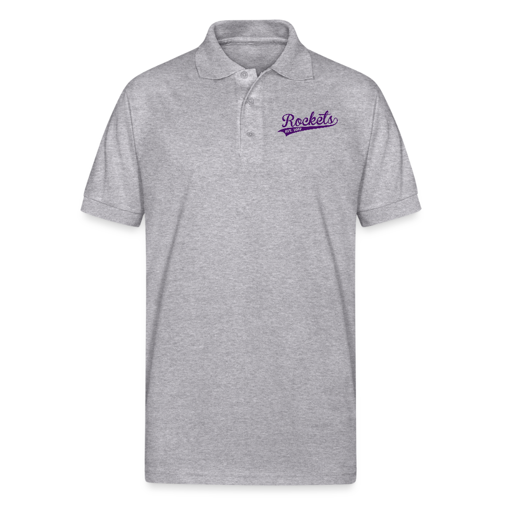 Gildan Unisex 50/50 Jersey Polo - heather gray