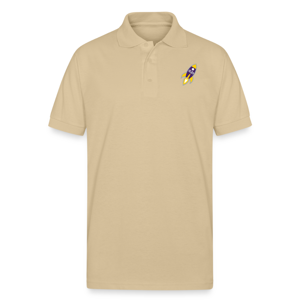 Gildan Unisex 50/50 Jersey Polo - Sand