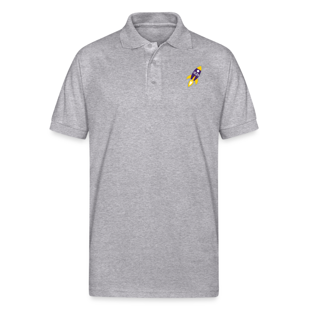 Gildan Unisex 50/50 Jersey Polo - heather gray