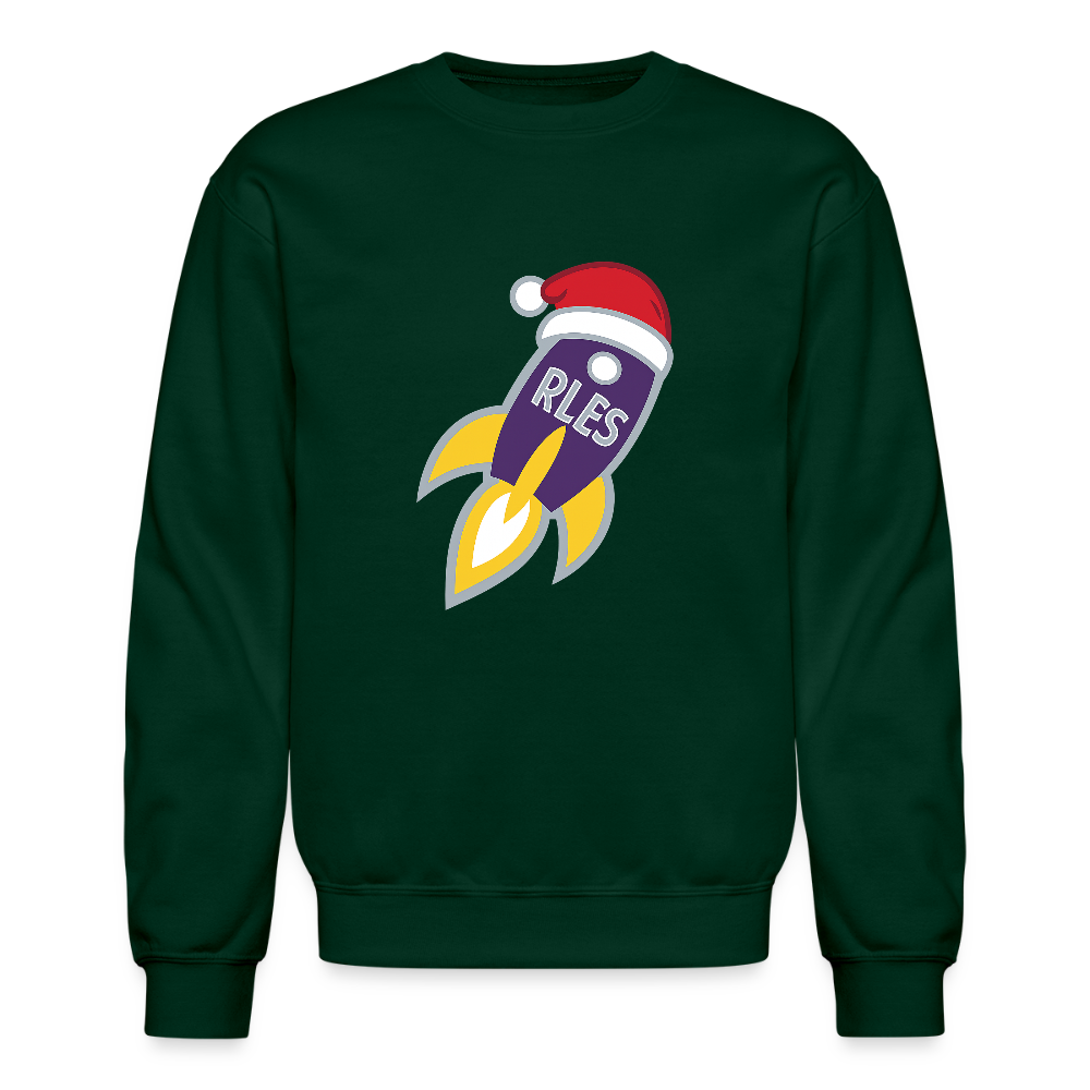Christmas Crewneck Sweatshirt - forest green