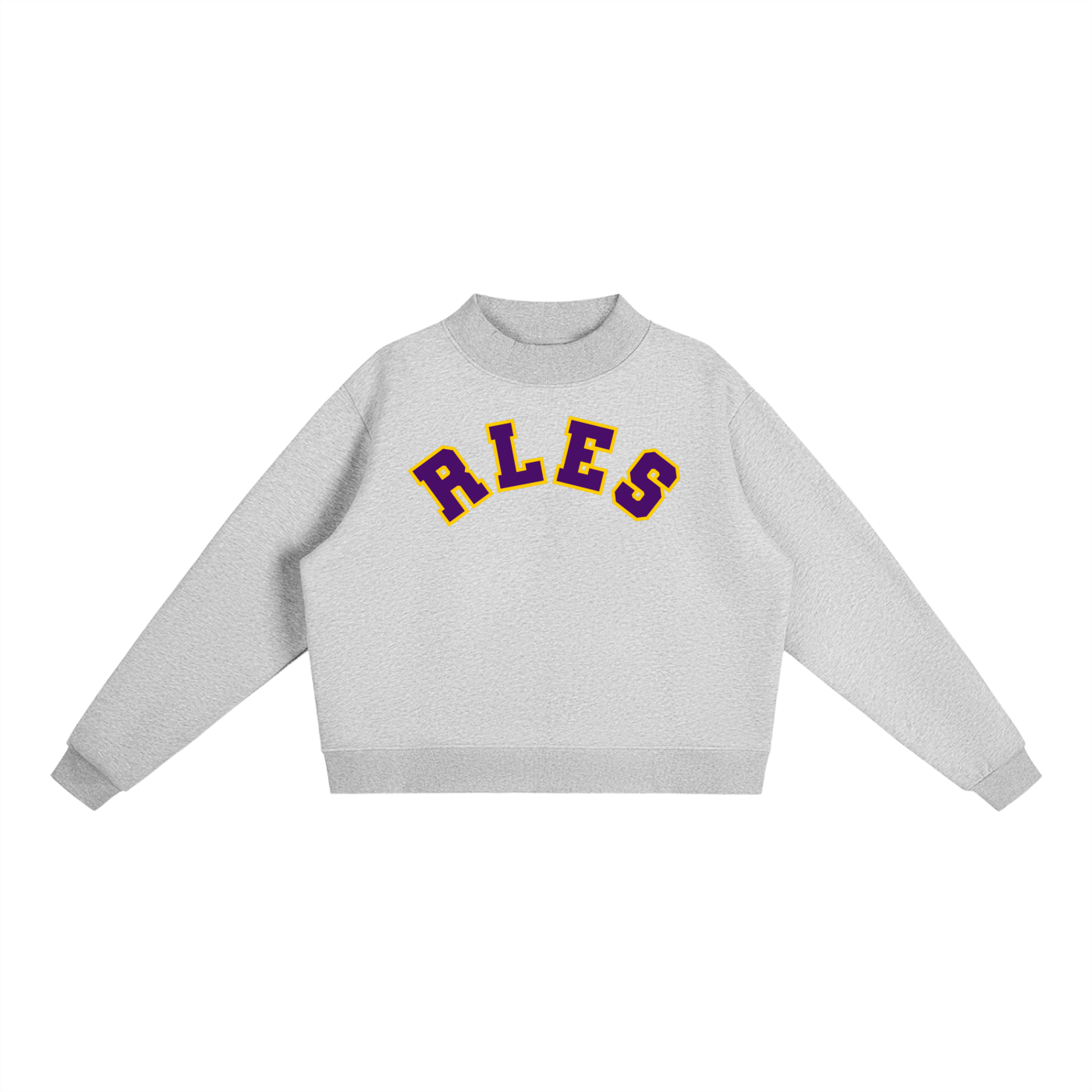 Varsity RLES Mock Neck Crew Fleece